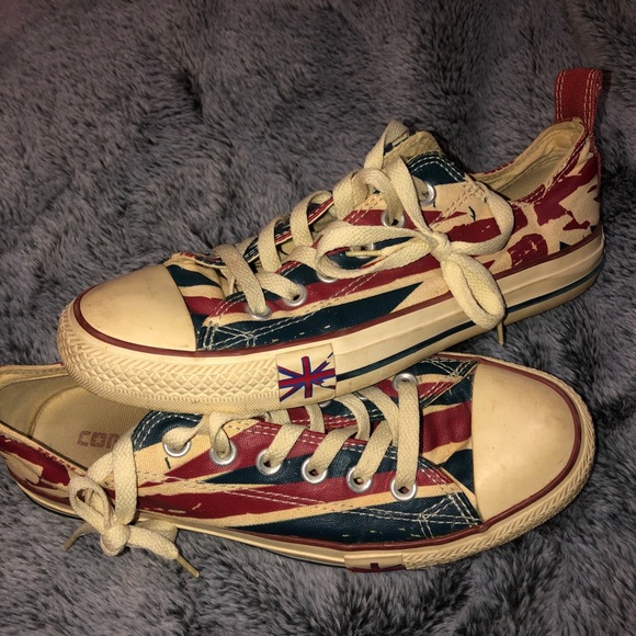 UK Flag Converse